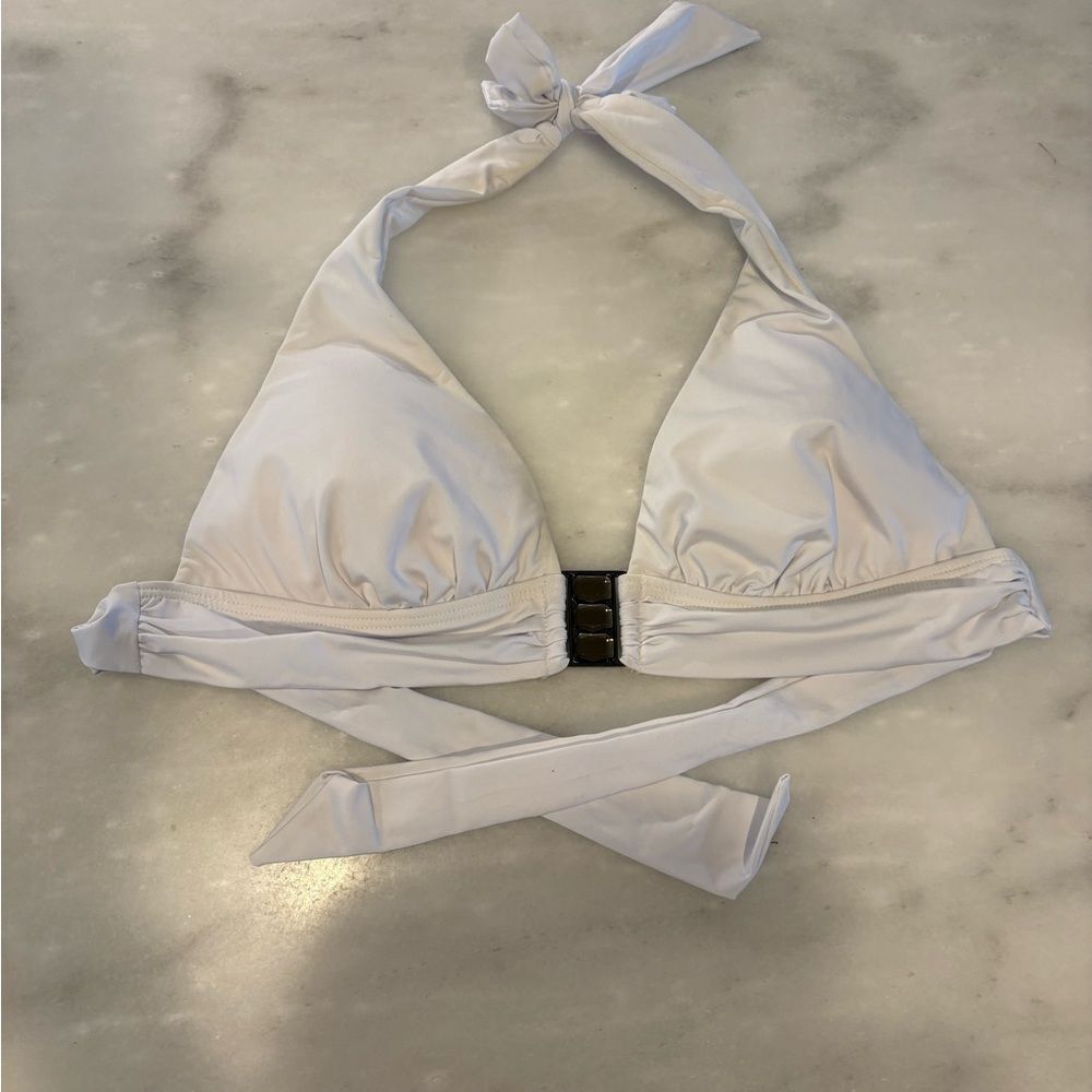 Kenneth Cole White Bikini Top